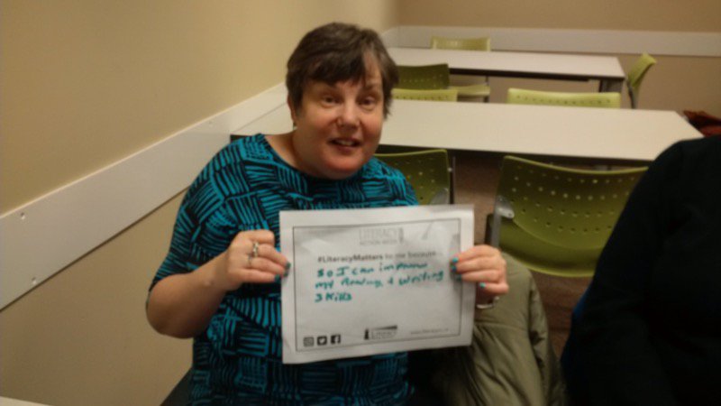 HalifaxHCLN's tweet photo. #LiteracyMatters so I can improve my reading and writing skills. #LAW2017 @literacyns1 https://t.co/cpHJrq9p9S
