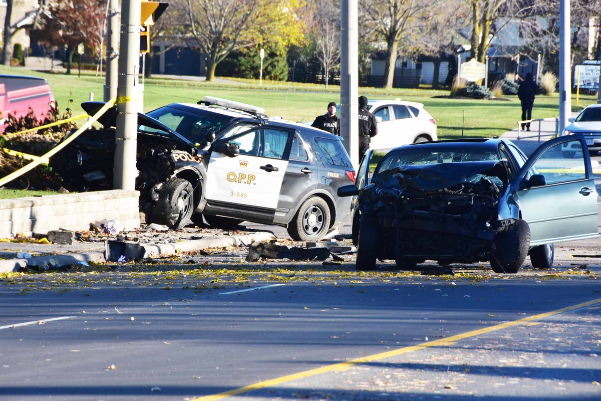 Major investigation into OPP cruiser crash in Belleville. insidebelleville.com/news-story/791…