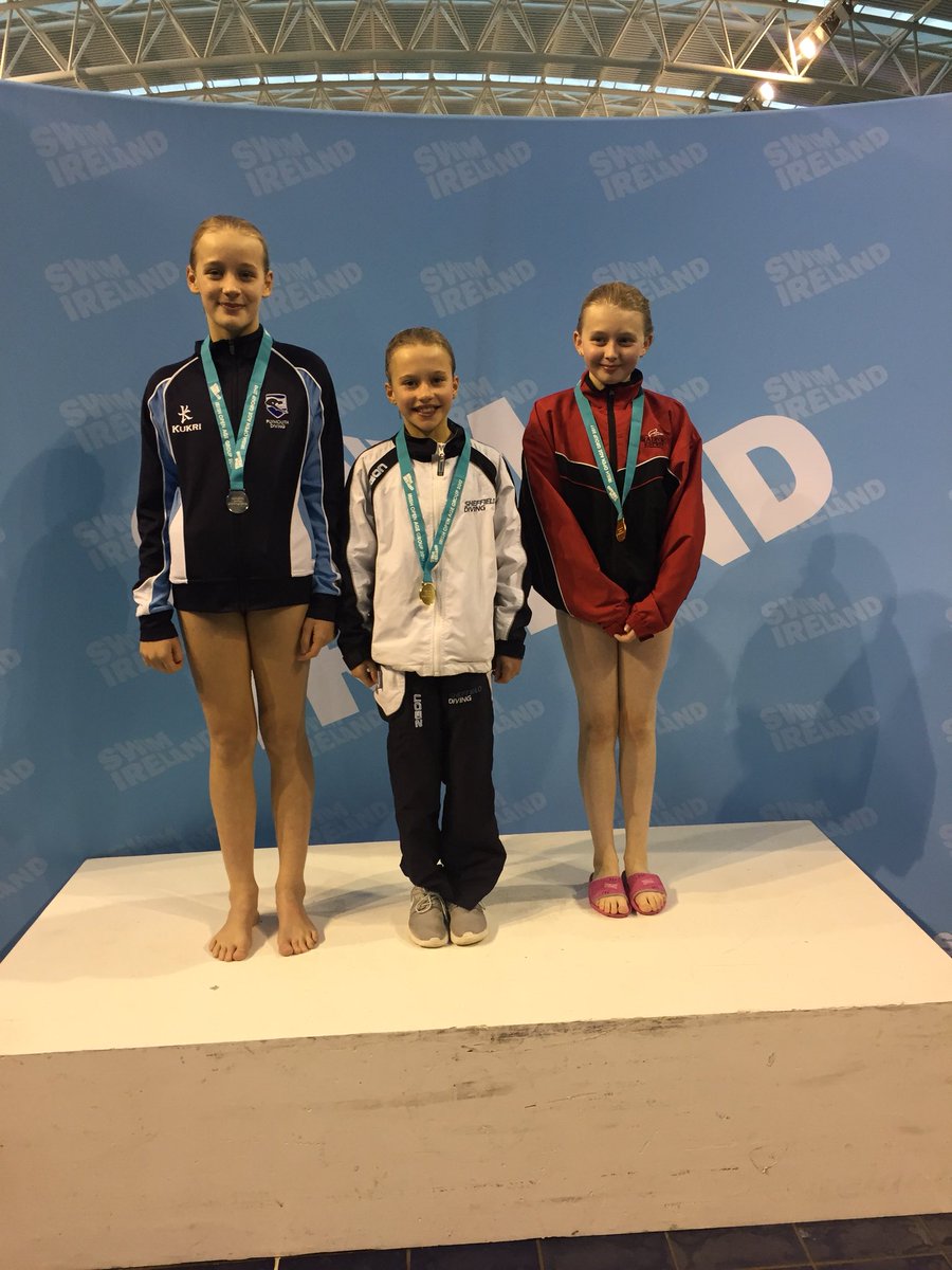 SheffieldDiving's tweet photo. GOLD #2 for Maisie in Girls D Platform at Irish Nationals!!! #superdiving #doublegold #teamsheff https://t.co/NYvbspG7px