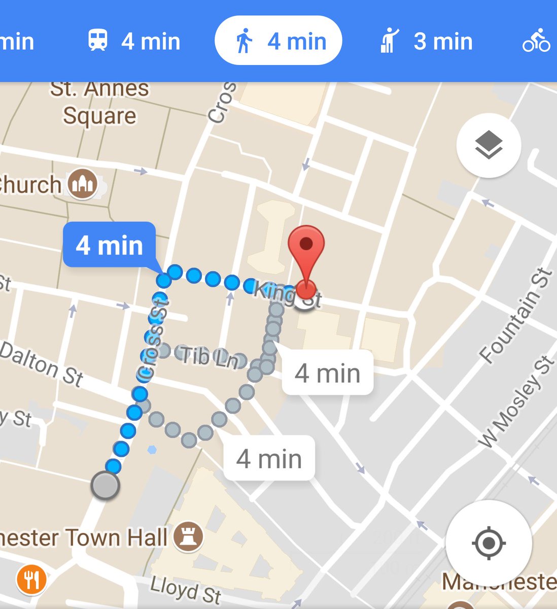 SERVICE UPDATE: Remembrance Sunday (12 Nov)
 
Remembrance Day Parade - Road Closures from 7am until 2pm affecting Albert Square
 
Your nearest stop will be KING STREET (stop CO) where tours will depart at 10:35 12:05 and 14:05