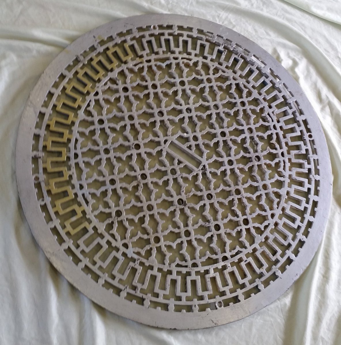Some great antique &amp; vintage vent covers for sale right now, like this round piece from 1920. Perfect cond: ow.ly/LyxD30guMsM