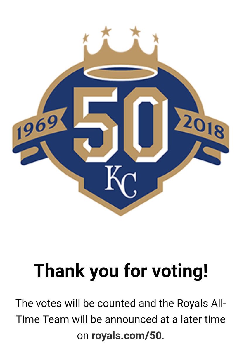 snevalsacceber's tweet photo. Its time to VOTE for your Favorite Royals players!! @Royals #VoteHoz #VoteCain #VoteSalvy #VoteDyson #VoteDavis #VoteDuffy #VoteVentura  #VoteHerrera #WriteInCuthbert #WriteInVolquez #WriteInGore #ForeverRoyal #RIPACE https://t.co/KrQJzTSv5e