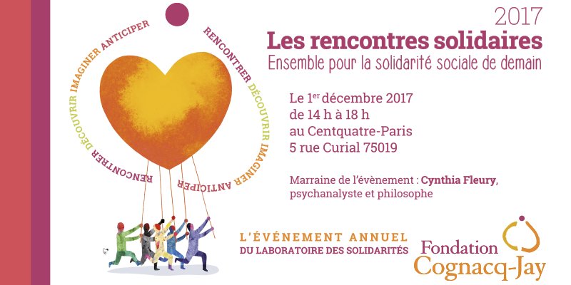 Cognacq_Jay's tweet photo. ❤️1ères #RencontresSolidaires de la Fondation Cognacq-Jay
Le 01/12/2017 Venez découvrir des initiatives solidaires innovantes, rencontrer les communautés et des acteurs influents de l’innovation sociale et solidaire
@CynthiaFleury Marraine de l'évènement https://t.co/Q36Ih2VtKZ https://t.co/vIqkhtMlIr