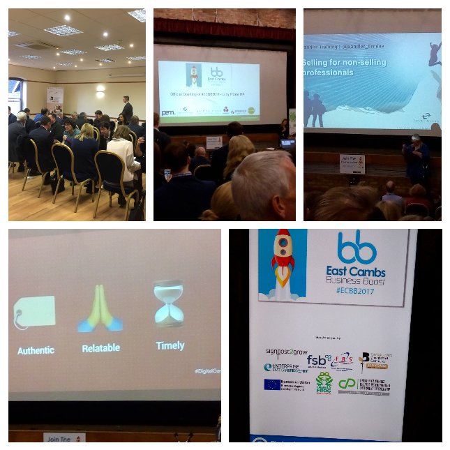 cambschamber's tweet photo. Many thanks to all Keynote speakers, Sponsors, Exhibitors, Visitors, Speed Networkers and Collaborators at #ECBB2017 and a special note to our Ely Chamber of Commerce Chair who helped deliver a fantastic event. @Emeraldfrogmkt https://t.co/YoMNRv3Qbk