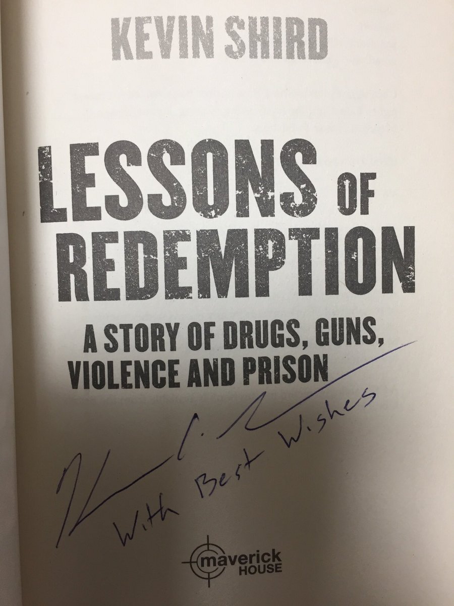 Maverick_House's tweet photo. We’re giving away this signed copy of #lessonsofredemption by @kevin_shird. Follow and RT to win. #giveaway #books https://t.co/7I0KFm7Sm0