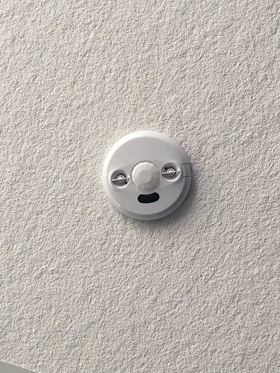 macythompson13's tweet photo. If Thomas the Train and Chip from Beauty and the Beast had a child it would be the JHS smoke detectors. https://t.co/LOIJ94fTZU