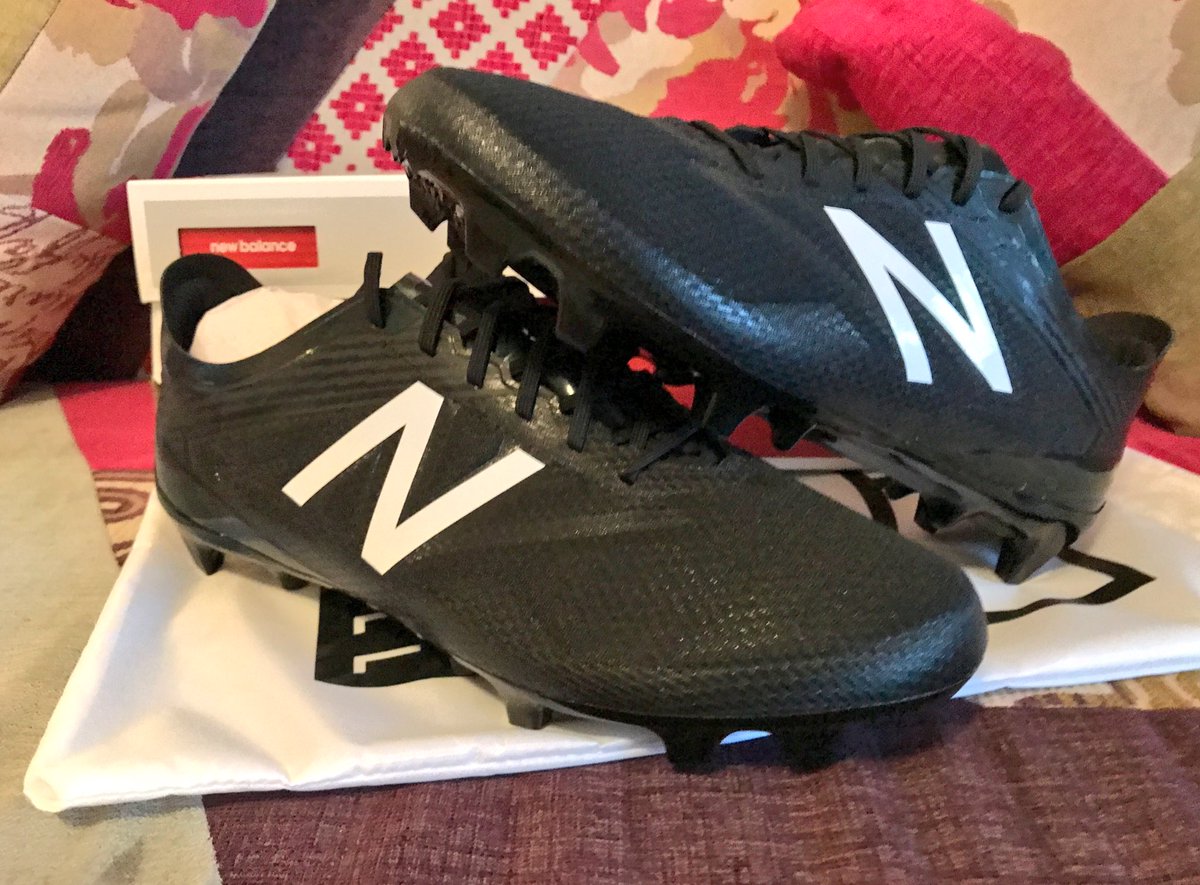 StuWallis's tweet photo. Thanks to @NBFootball and @ProD_Soccer for the lads #NB #Furon3Pro, he can't wait to step into these at weekend #BootTesting #Wands #UTT ๐ค๐ป๐ฅ https://t.co/5xXDCqpPkd