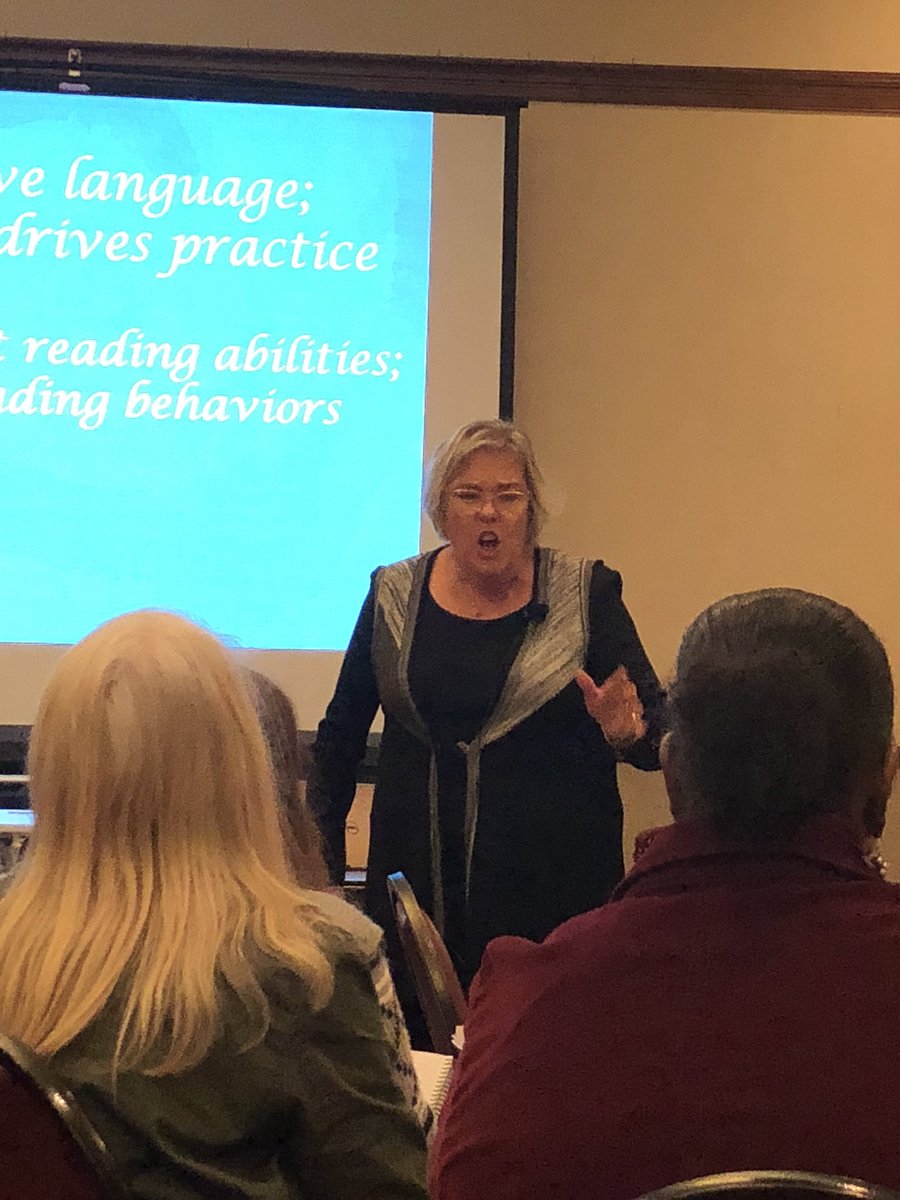 ashleycrossno's tweet photo. @AlabamaReading @Bham_ARC @Stephharvey49 “Whoever does the most talking does the most learning” #tablethelabels #preach #stephharveyismyhero #ara2017 https://t.co/VwL5lP2kwM