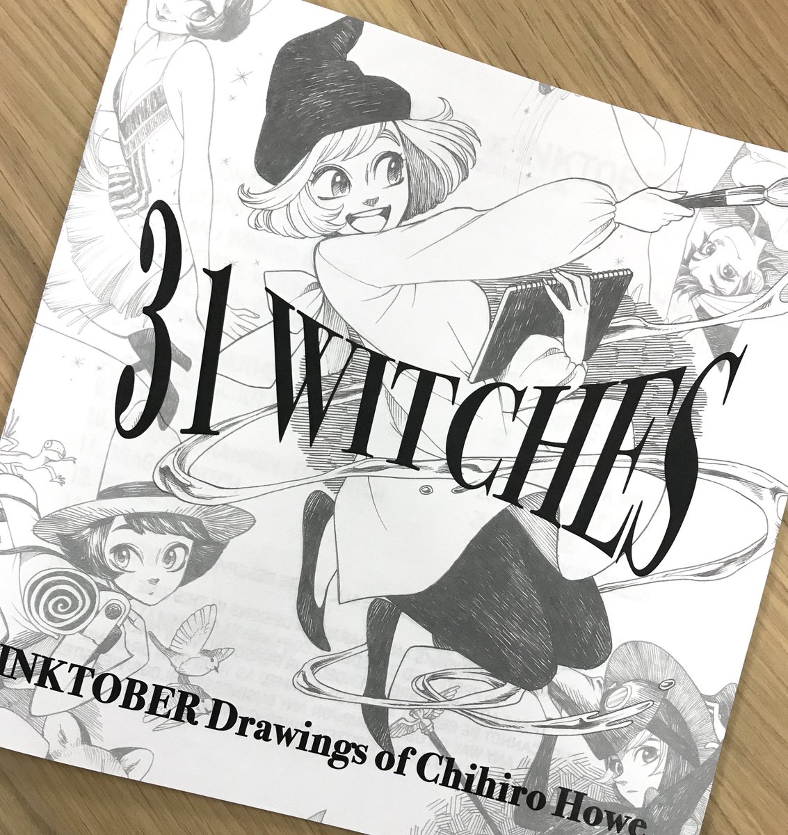 Mock up of my 31 witches zine is done! I'm going to @EugeneComicCon this weekend, and since it turned out great I'll be selling them there!
I'll put up any leftovers on my Etsy shop next week :) (or if it's popular I'll make more...)