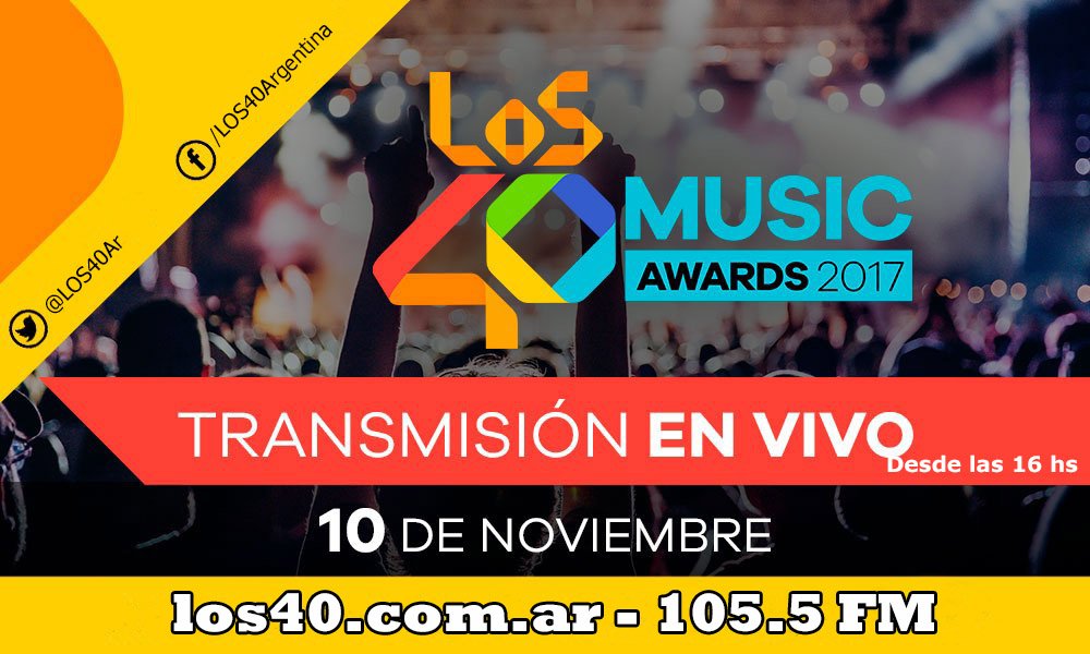Los40ar's tweet photo. #AHORA hablamos con @juani_martinez & Micaela, ganadora de la #GIRA40, desde MADRID! Nos cuentan todo sobre #LOS40MusicAwards https://t.co/2jRjuhCli1