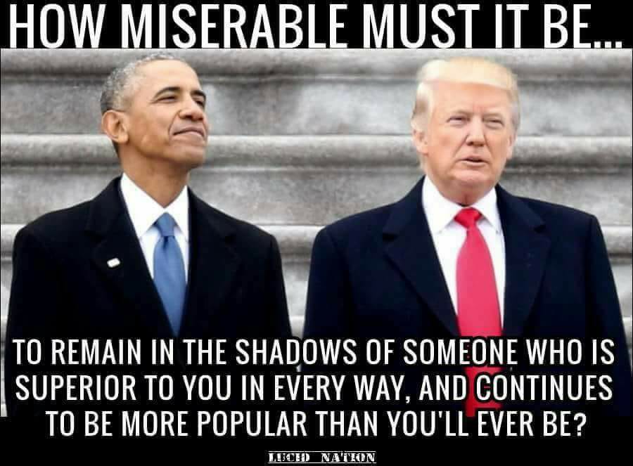 PrimitiveORE's tweet photo. @realDonaldTrump OBAMA...most respected, intelligent, well-spoken, integrity-laden President Of The United States of America in history! OUR PRESIDENT ALWAYS! https://t.co/dvj0khZZSH