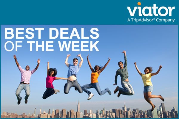 TravelByS's tweet photo. November 7th Viator top deals of the week!: Save on the top 5 deals of the week from... https://t.co/WnDcEGqqDQ https://t.co/owTIsTSvXE