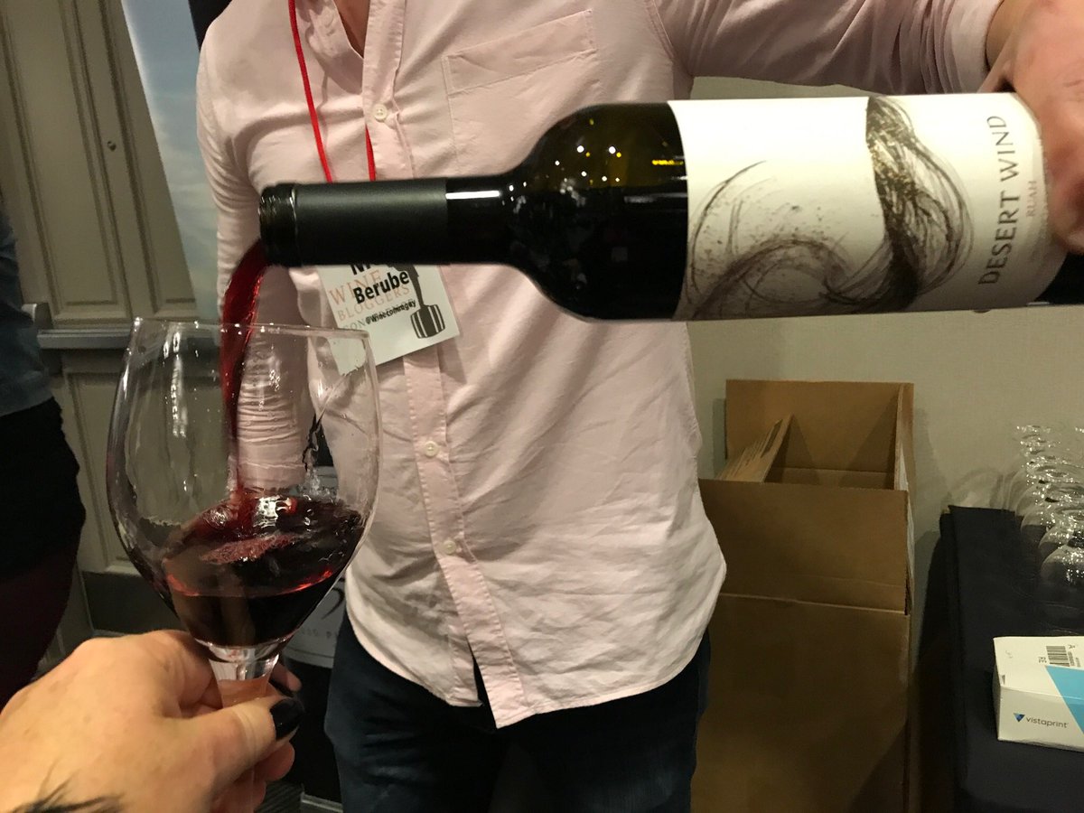 <a href="/duckpondcellars/">Duck Pond Cellars</a> Great Pour Nick!  <a href="/WineCommGuy/">Nick Berube</a> The #DessertWind red blend was a silky smooth sip to savor.  With spikes of fall spices &amp; the ripe dark fruit aroma, it was intoxicatingly seductive.  Looking 4ward2 visiting #Oregon #Wine country! Cheers! Heads up <a href="/barbaraserena/">Barbara Gross</a>