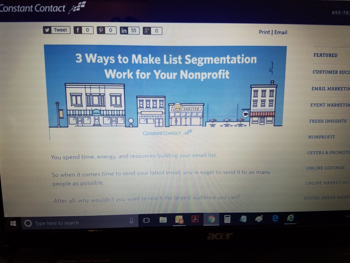 Kim_Schott's tweet photo. This is why my #nonprofit clients have an #email open rate of 50% or higher #12WOB @Houston_Eric @ConstantContact https://t.co/zywpLC0Qn6