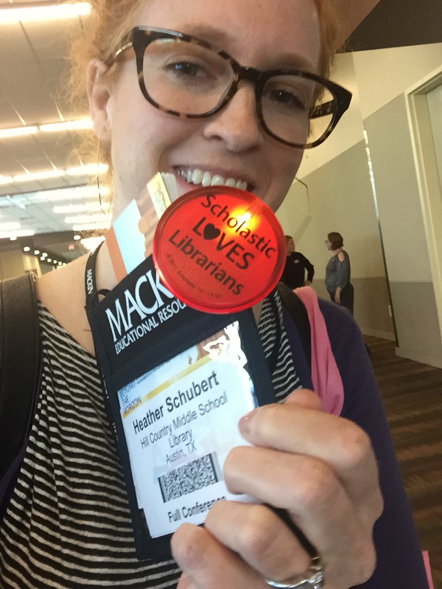 schubertheather's tweet photo. @Scholastic #loveslibraries #lovelibraries #aasl17 https://t.co/LBF0cPrzYk