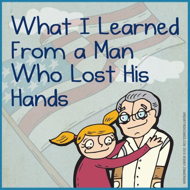 UnearthedComics's tweet photo. My illustrated tribute to my grandfather who was a #veteran and an incredible teacher. https://t.co/sdK3uIli7J #veteransday #inspirational https://t.co/phSaI5xOeR