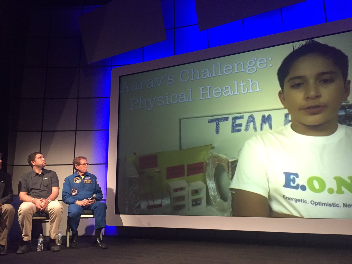 RoJuns's tweet photo. @WWMSEdison @JAMS_Knights #teamEON rocking their public presentation at Kennedy Space Center #wwmsrocks @LockheedMartin #generationbeyond https://t.co/S6LFuIOb1c