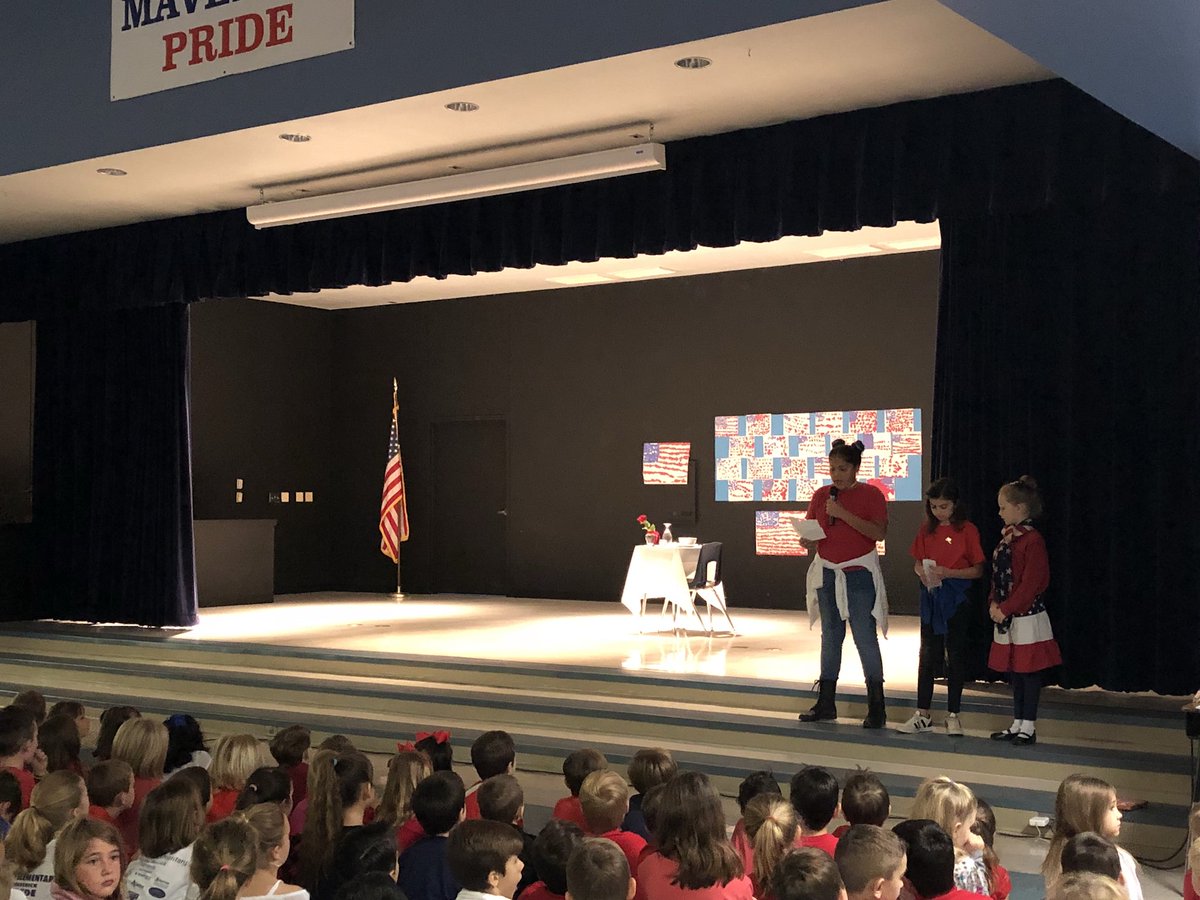 MrsG_loves2read's tweet photo. @ASE_Mavericks honoring our veterans this morning. #grateful #VeteransDay2017 #ComalVetsDay17 https://t.co/PiwY3lOZmo