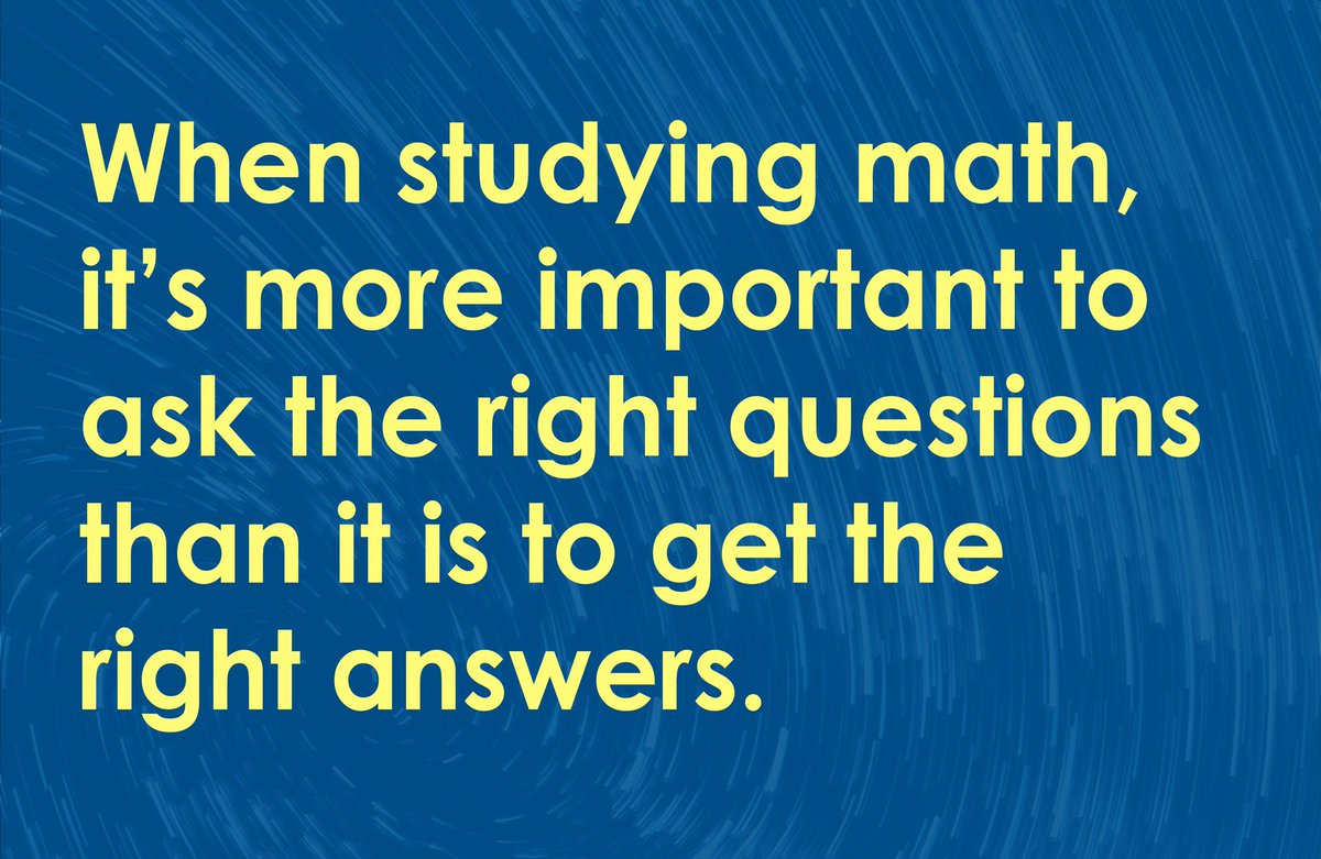 mashupmath's tweet photo. Learning math is not a race. Give your students time and opportunity to think mathematically and formulate questions on their own. #k12 https://t.co/wmCokVj2iy