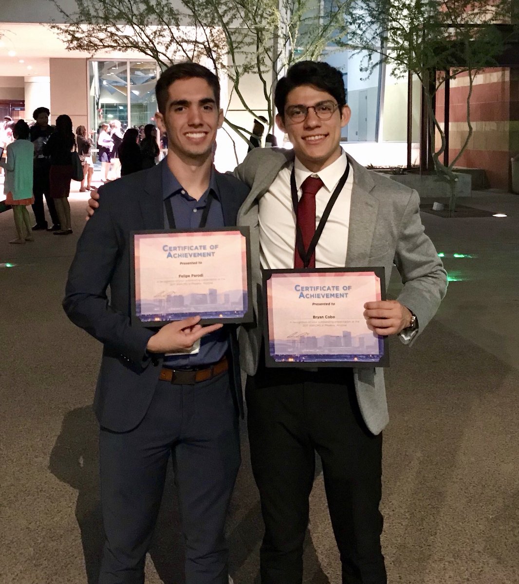 @ORDTUPenn congratulates #PennSUIP17 scholars, Bryan Cobo &amp; Felipe Parodi, on winning an award for their presentations at #ABRCMS2017