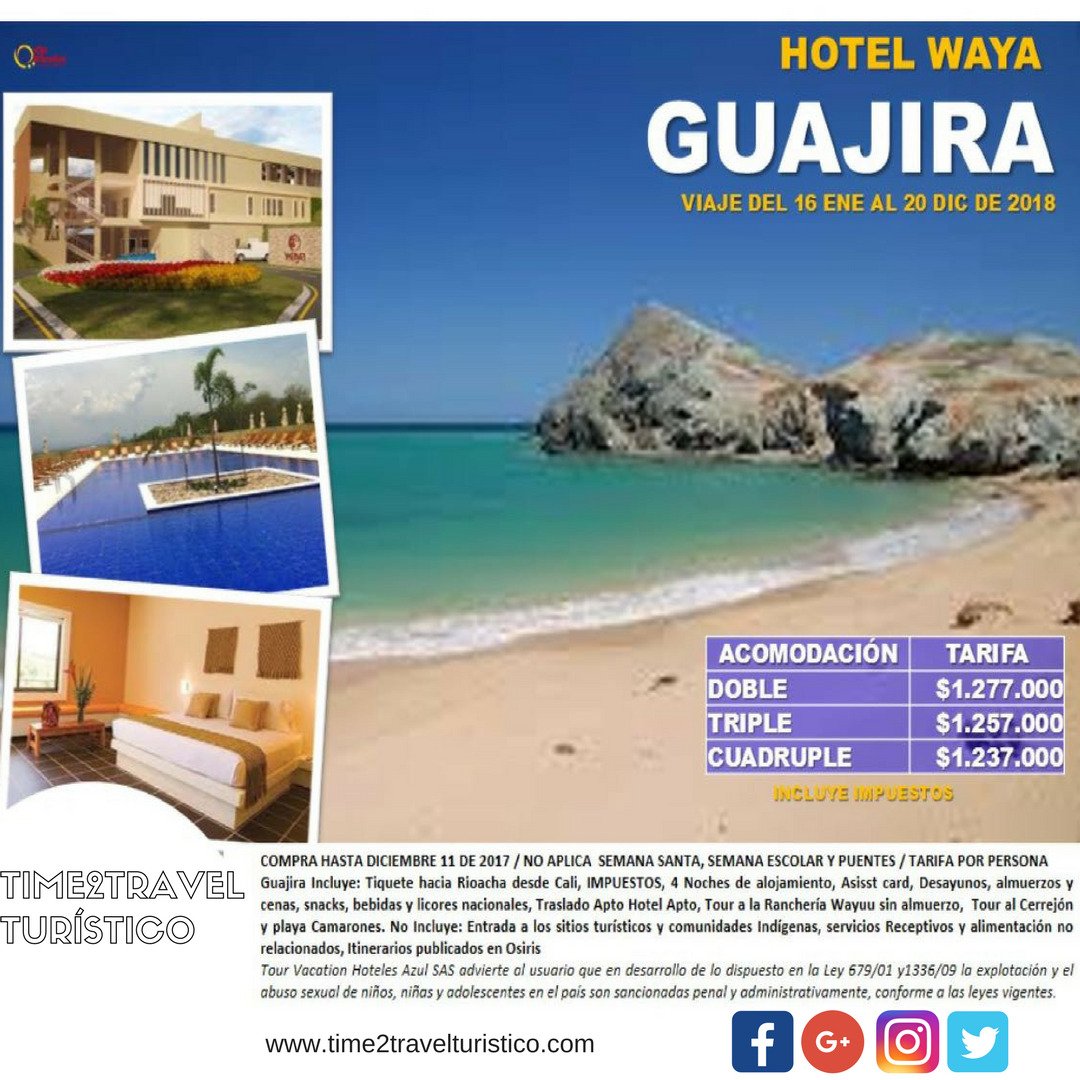 Time2TravelCol's tweet image. Conoce la cultura #Wayuu, #HotelWaya en la #Guajira, desde solo 1´237.000 contáctanos ahora! teléfonos (6) 3357697 +57 3188020543