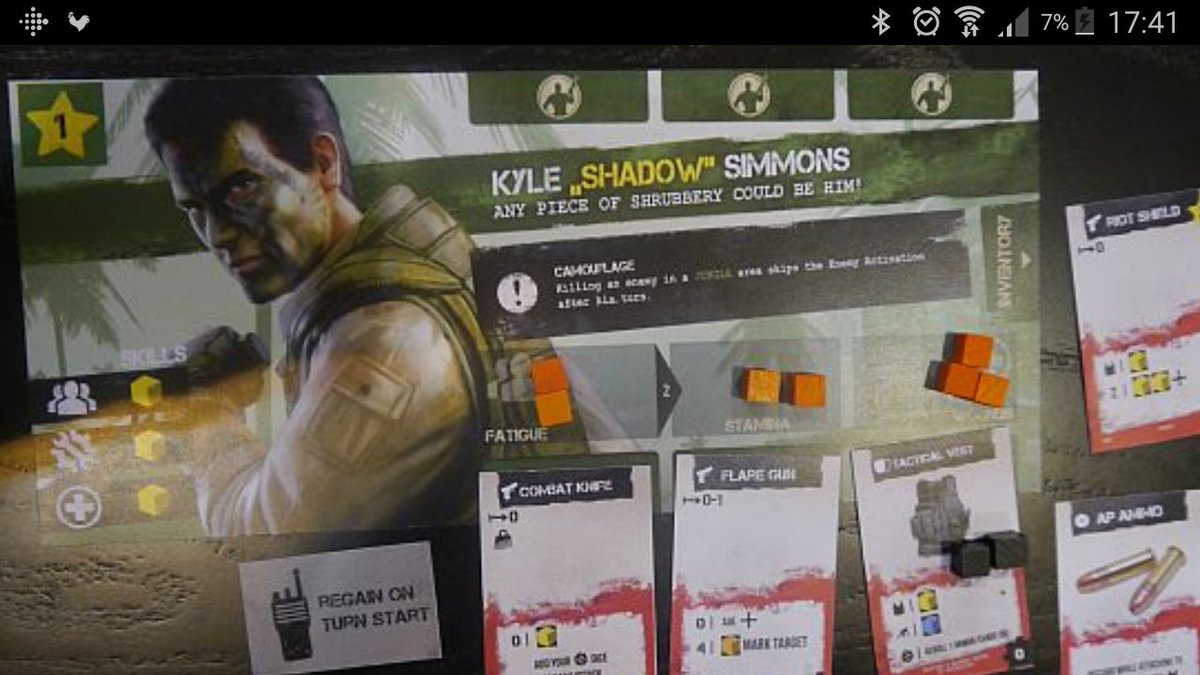 Magabotato's tweet photo. "Elliot Sie Schwachkopf!" Etwas Nostalgie gefällig? Bei uns im Blog: Review zum Jagged Alliance Brettspiel KS. https://t.co/6fFRt4RkXl #Magabotato #JaggedAlliance #Christian #Kickstarter #UndergroundGames https://t.co/D8bTHAun96