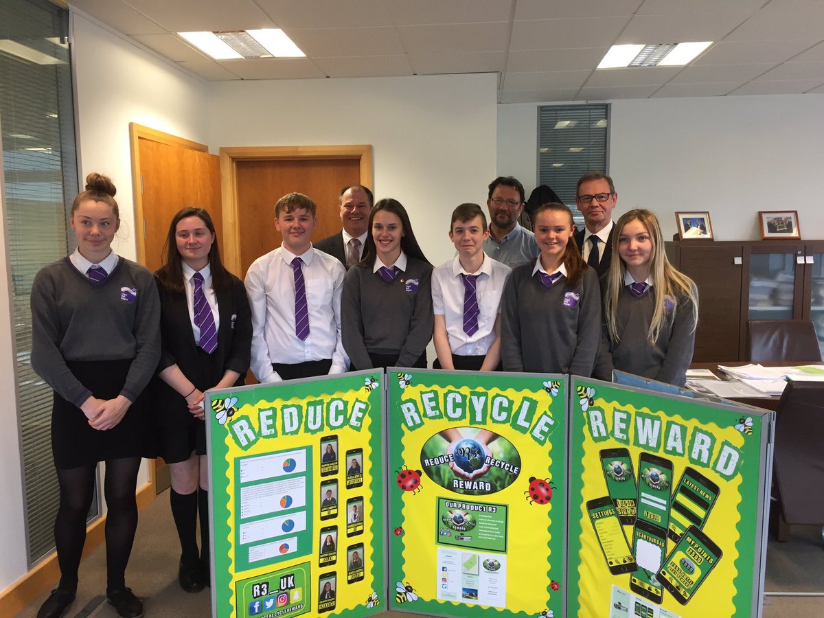 MissH_Business's tweet photo. So proud of @R3_UK pitching their idea to @NPTCouncil this afternoon in preparation for @YBDWales final #YBD2017 #ReduceRecycleReward https://t.co/r7jBJZMyuW