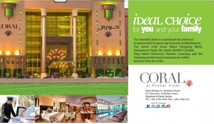 coralalkhobar's tweet photo. IDEAL CHOICE for You and your Family!
Book now at Coral Alkhobar Hotel.
# staycation #weekendpackage #coralhotel #managedbyHMH https://t.co/HkOMofYbIi