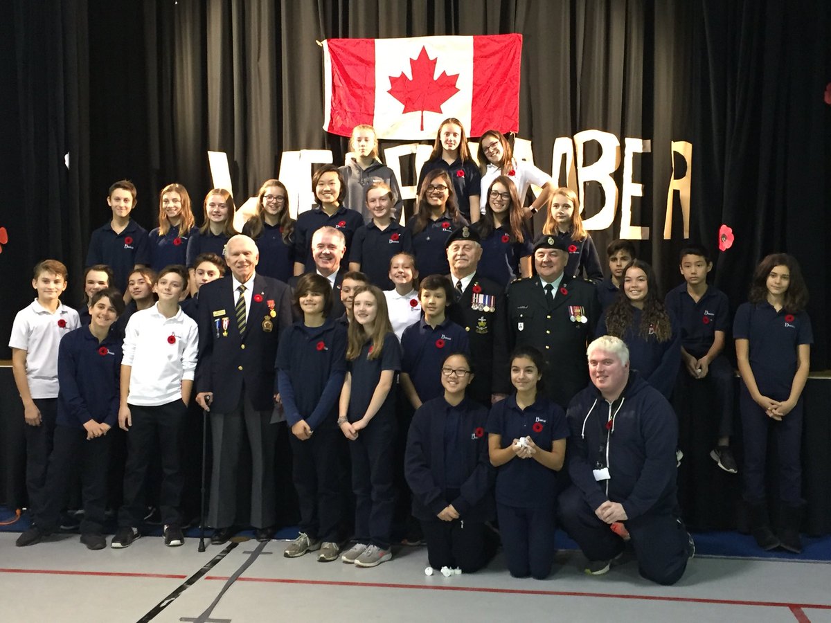 abilitiesaccess's tweet photo. Thank you Mr McPhail &amp; @domihcdsb for the beautiful #RemembranceDay ceremony to honour our Vets.  @MPPKevinFlynn https://t.co/yn8qB52vHr