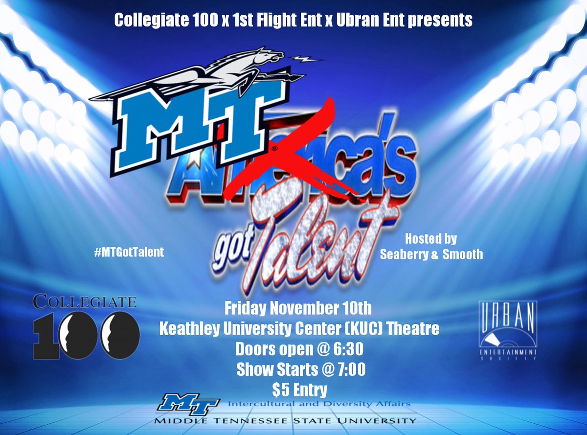 C100MTSU's tweet photo. THE only move tonight @ 7 💯 https://t.co/isSnCJPNPj