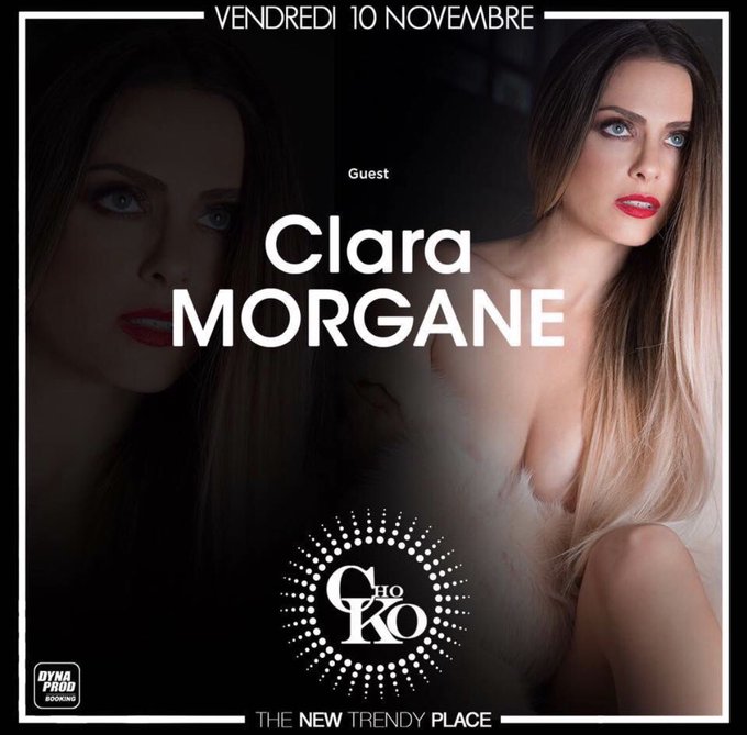 Rendez vous ce soir &agrave; NICE au club &laquo;&nbsp;Choko&nbsp;&raquo;. Au programme photos, d&eacute;dicaces, cadeaux! Cc @ClaraMOfficiel<a href="/tag/claramorgane"class="tags"><span>#claramorgane</span></a>