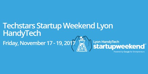 Bayer_FR's tweet photo. #StartUp Weekend #HandyTech : du 17 au 19 nov, 54h pr développer des solutions innovantes visant à améliorer le quotidien des personnes en situation de #handicap. + d’infos sur https://t.co/SG9iakAwp0 cc @swlyon https://t.co/AN5PJXwWHV