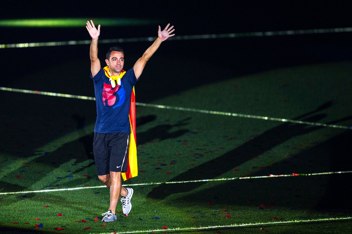 bettingslip's tweet photo. Xavi has announced that he will retire at the end of the season.

Another legend of the game, gone ⚽️🙌 https://t.co/0BBHdWBzzZ