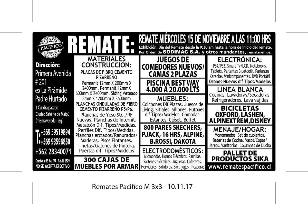 RematesPacific's tweet image. 