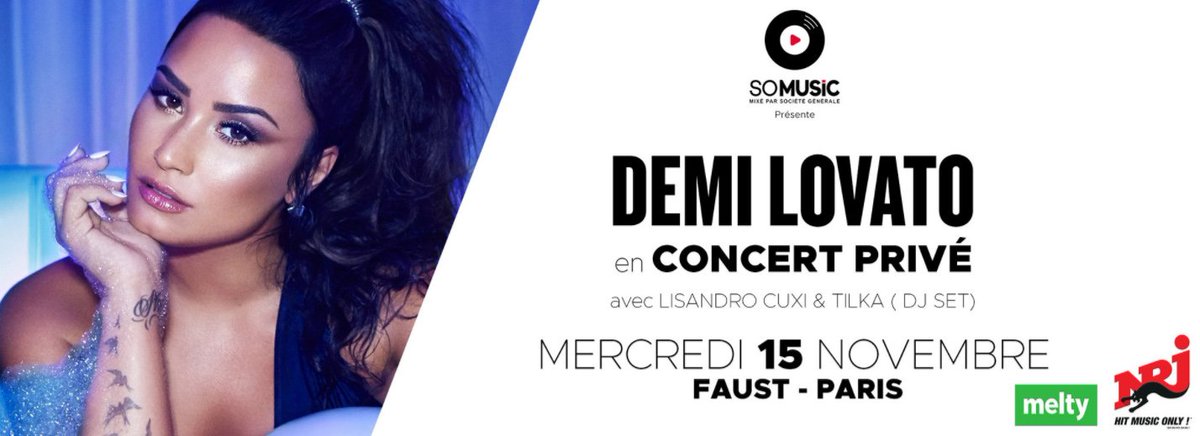 MercuryFrance's tweet photo. ⚠️RT + Follow notre compte pour tenter de gagner les dernières places pour le concert privé @somusic de @ddlovato avec @NRJhitmusiconly et @melty_fr au FAUST ! https://t.co/dowLqNpIsk
