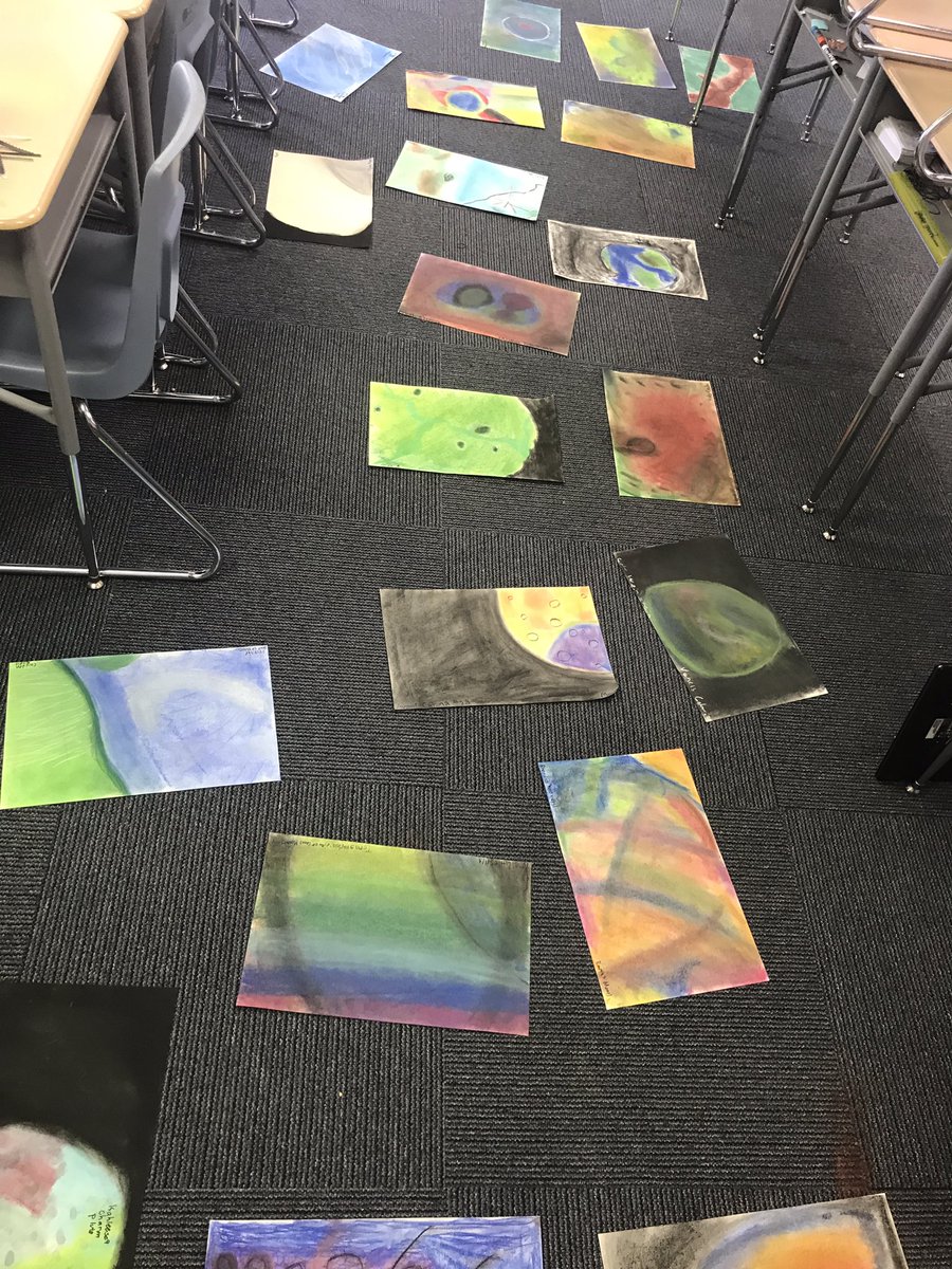 brookeKcooper's tweet photo. "Art &amp; the Cosmic Connection" is a great way to make learning fun by integrating science and art! The 5th graders at Bryant Ranch loved it! https://t.co/neprw4ahtV