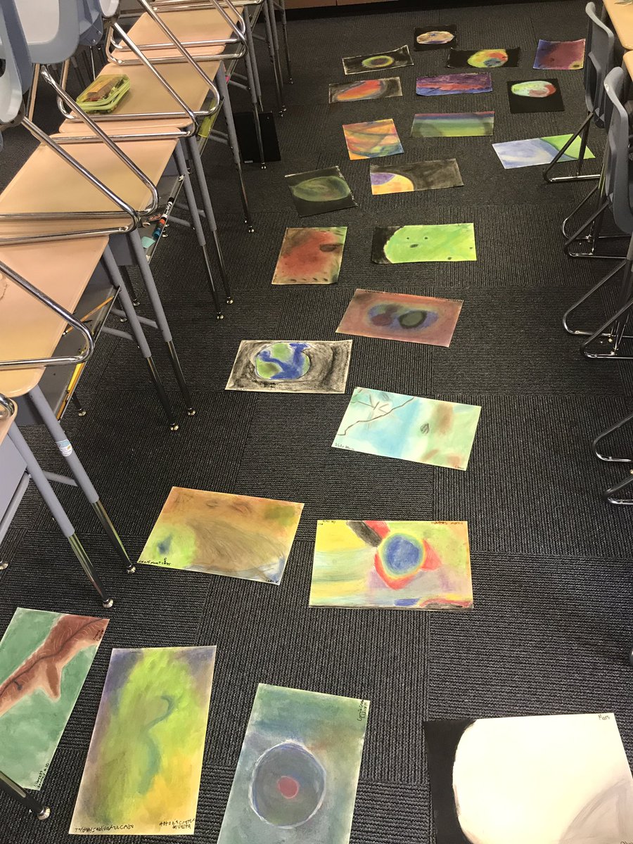 brookeKcooper's tweet photo. "Art &amp; the Cosmic Connection" is a great way to make learning fun by integrating science and art! The 5th graders at Bryant Ranch loved it! https://t.co/neprw4ahtV
