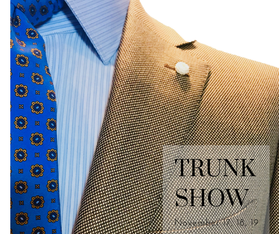 DashsofOldTown's tweet photo. Have you made your appointment for the Howard's Trunk show? See all the new fabrics and get the custom experience with Victor Dash and Frederic Costa! https://t.co/Pg1OR1Y8uh