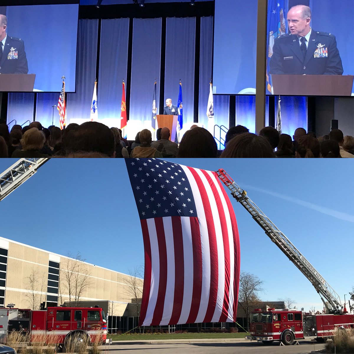 JasonKelroy's tweet photo. Awesome Veterans Day program at Kohl’s today.  Thank you Veterans! #lifeatkohls #vetsatkohls https://t.co/5hCvXacNzE