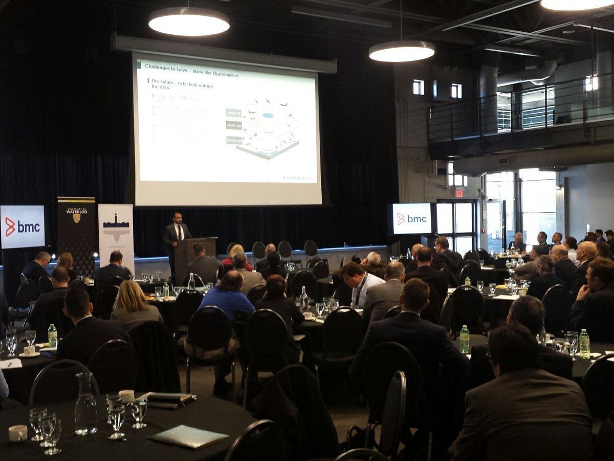 CHGcanada's tweet photo. Our last speaker of the day at #WaterlooCyber Forum is Raheel Qureshi, CISO at @ThalesCanada #CyberDefence https://t.co/71B6ANx692