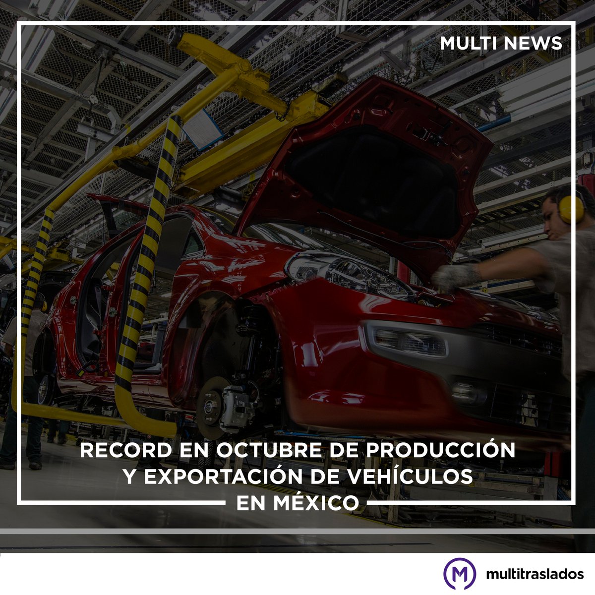 multilogistics_'s tweet photo. #MultiNews La producción de vehículos de México subió 11.1% en octubre a tasa anual, mientras que las exportaciones escalaron 12.7%, ambas a récords, según la Asociación Mexicana de la Industria Automotriz (AMIA).
Nota completa: https://t.co/kWILAMjVMt
https://t.co/1hdP8p8nhN https://t.co/wigycaYEVU