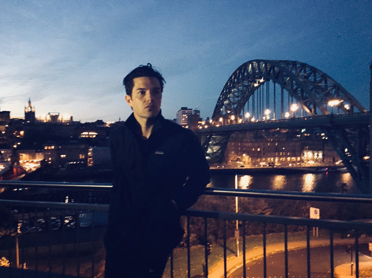 thekillers's tweet photo. Newcastle...it’s Tyne. #whyayeman https://t.co/qp4xE1qlWn