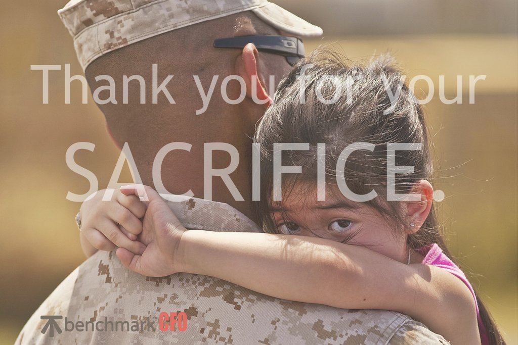 benchmarkCFO's tweet photo. Your sacrifice is appreciated and remembered.  Thank you for serving. #VeteransDay https://t.co/4cTfcXwPIl