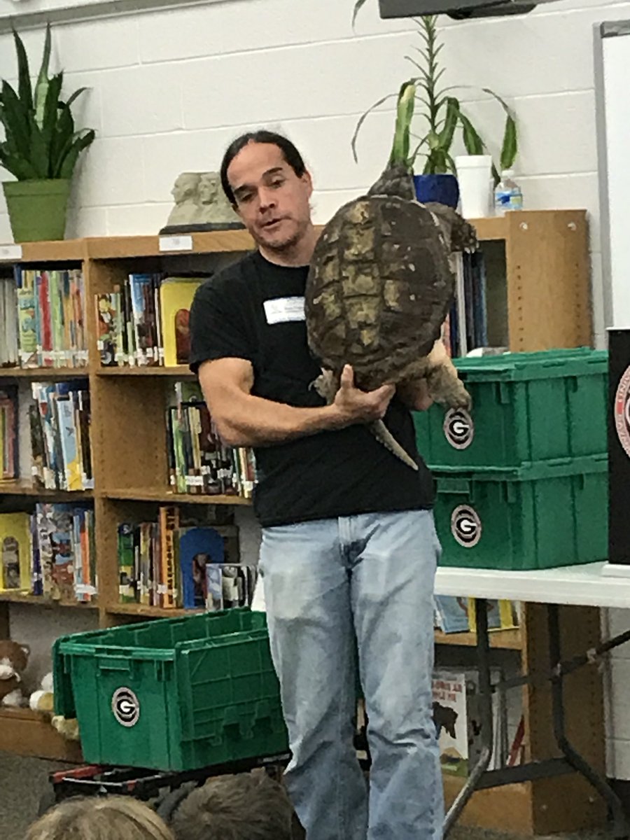 LrnCommonsSGE's tweet photo. It’s “wild” in the LC today! 4th and 5th graders have been a “captivated” audience! https://t.co/NI1jFwPX9H