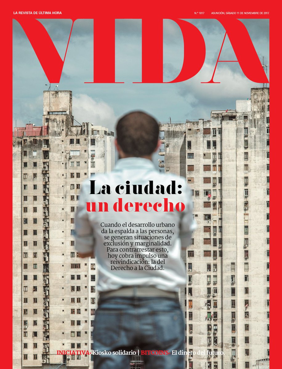 ¿Qué es el #Derecho a la #Ciudad? Te lo contamos mañana, en #RevistaVIDA. Gratis, con tu diario <a href="/UltimaHoracom/">Última Hora</a>.