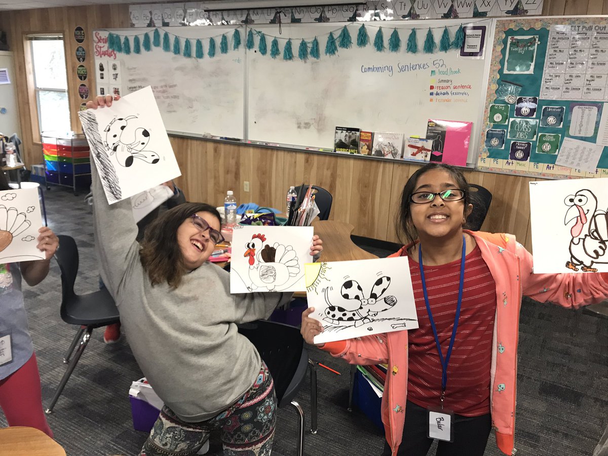 4th grade Shine Time drawing was AWESOME!! #Creechpride #sceshine #BeTheLegacy