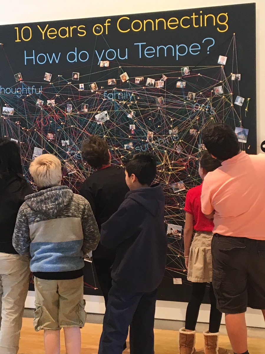 emillergifted's tweet photo. MS PACE Ss from #Lairdschool & Ward Traditional Academy behind scene tours of @TempeArts & Tempe History Museum @Tempegov @TempeElementary https://t.co/bXkQE3m6JV