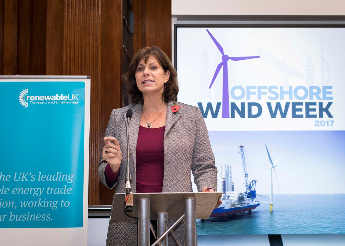 RenewableUK's tweet photo. New pictures from our #OWW2017 reception in Westminster, a great celebration of UK offshore wind industry. Thank you to our speakers Minister Claire Perry, UK Special Representative for Climate Nick Bridge &amp; Benj Sykes. Photography by @JamesKar_Pro https://t.co/dkKFKhyydE