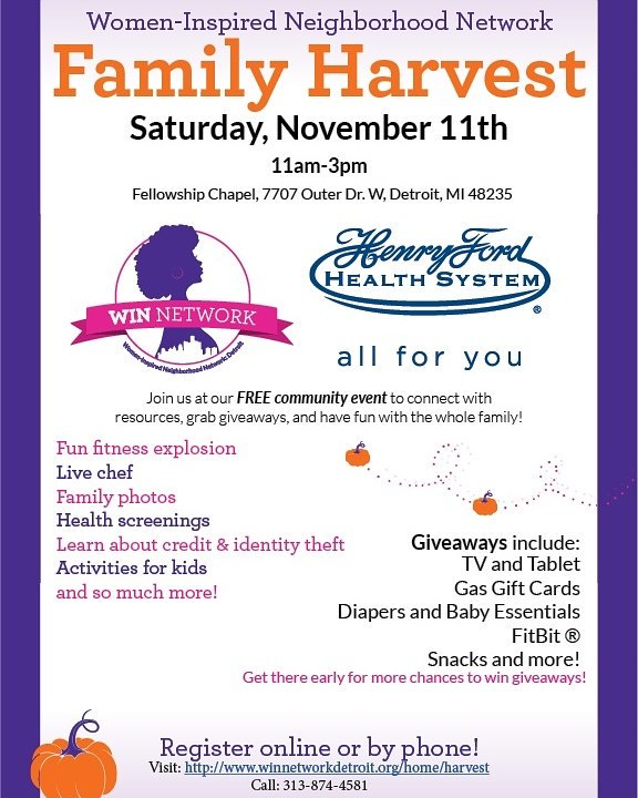 metrodetroitmoc's tweet photo. Come and join us!! Family Harvest! #communitylove #mdmoc #ittakesavillage @WINNDetroit https://t.co/WjAlTgxtBE