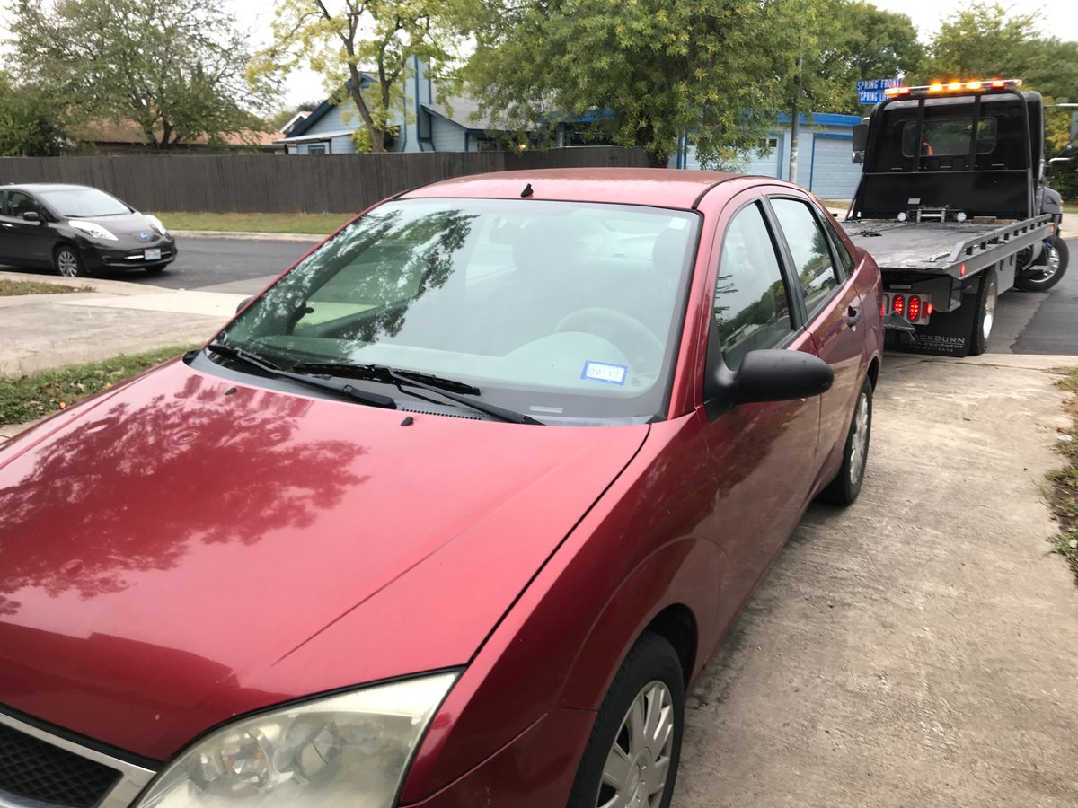 CManley42's tweet photo. After 12 years and 212,000 miles, "Joe" makes his final trip thanks to @cartalk Vehicle Donation Program.  Thanks to Texas Public radio #kstx @TPRNews #TPR #cartalk 😎 https://t.co/yrenaFxgUd